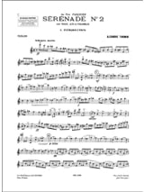 Sérénade n° 2 - Conducteur + Parties - Alexandre Tansman - Partition